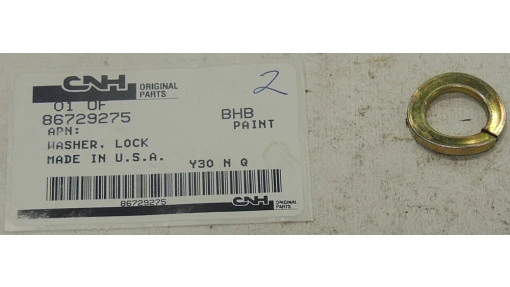 Lock Washer 5/8'' ID x 0.634'' OD x .156'' Thk Cst Znd — universal CNH service part, fits 1644 models — 86729275
