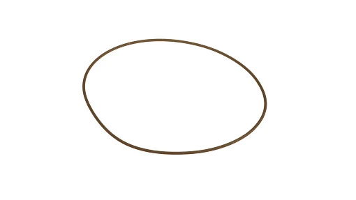 O-Ring 152mm ID x 2.62mm Thk, Fkm — fits 21 New Holland models — 87017583