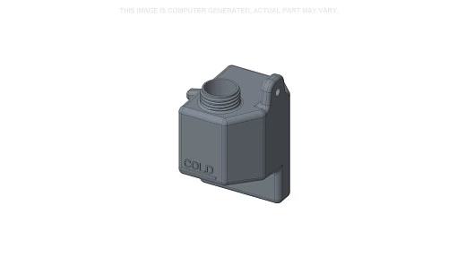 Reservoir, Coolant E 1.61L — fits 10 New Holland models — 87042633