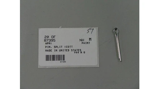 Cotter Pin 1/8'' OD x 1-1/4'' Oal — universal New Holland service part, fits 816 models — 87395