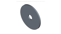 Washer 6.15mm ID x 30mm OD x 1.5mm Thk, Cst, Bzn — fits 34 New Holland models — 87542959