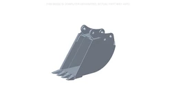 Bucket 18IN HD Bhoe, 4 Teeth, 4.2 CU FT — fits 11 New Holland models — 87607821