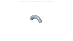 Heater Hose 15.00 mm ID, 18.00 mm ID x 73.00 mm, SAE 20R4 — fits 33 New Holland models — 87617163