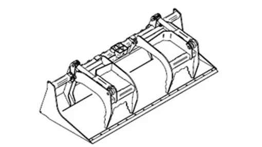 Grapple Scrap 76IN Const - NH — fits 24 New Holland models — 87677285