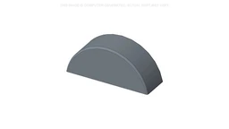 Woodruff Key #91, 1/4'' x 3/4'' — fits 51 models across the New Holland lineup — 88214