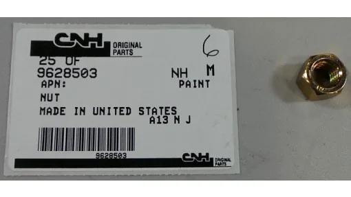 Nut 3/8'' - 16, Gr 5 — universal CNH service part, fits 1916 models — 9628503