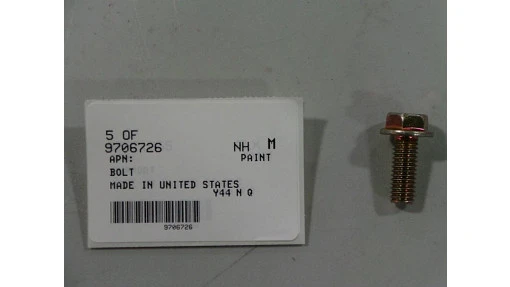 Serrated Bolt Hex Flg, 3/8'' - 16 x 1'' — universal New Holland service part, fits 283 models — 9706726