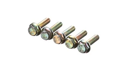 Flange Bolt Hex, M6 x 1.0 x 25mm, Full Thd, Cl 8.8 — universal New Holland service part, fits 278 models — 9804257
