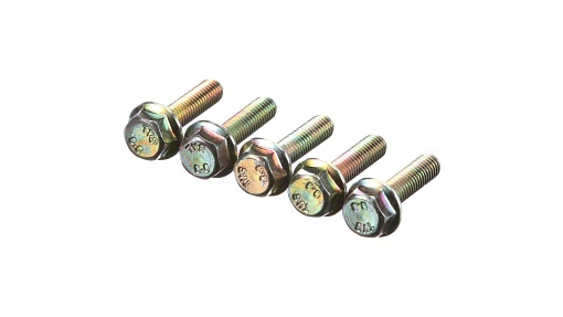 Flange Bolt Hex, M6 x 1.0 x 25mm, Full Thd, Cl 8.8 — universal New Holland service part, fits 278 models — 9804257