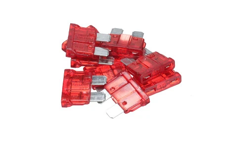 Fuse 10A, Micro, Red — universal CNH service part, fits 514 models — 9811773