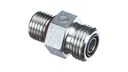 Hyd Connector 11/16'' - 16 Orfs x 9/16'' - 18 Orb — universal New Holland service part, fits 301 models — 9993143