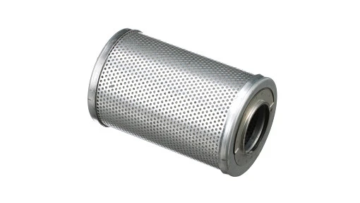 Hydraulic oil filter for New Holland equipment. Removes contaminants from pressurized fluid to protect pumps and valves.