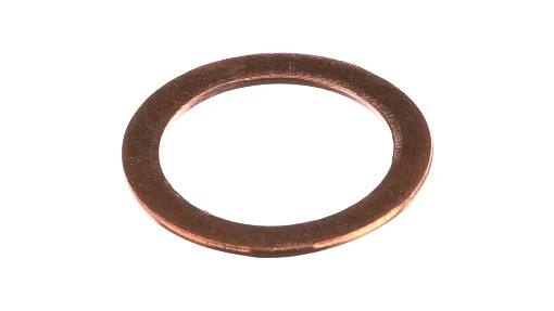 Copper Washer 26.7mm ID x 36mm OD x 1.5mm Thk — fits 14 New Holland models — MT40012103
