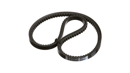 V-belt, 9.7mm W x 762mm for New Holland equipment. Transfers power between engine accessories or PTO-driven components.