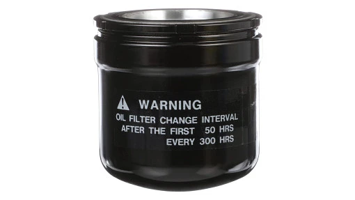 Hydraulic oil filter for New Holland equipment. Removes contaminants from pressurized fluid to protect pumps and valves.