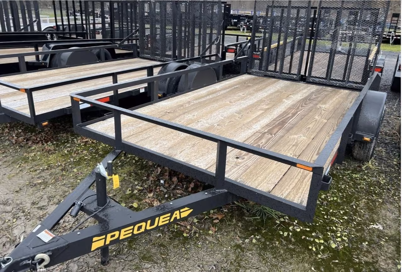2025 Pequea TR8012TS Landscape Trailer