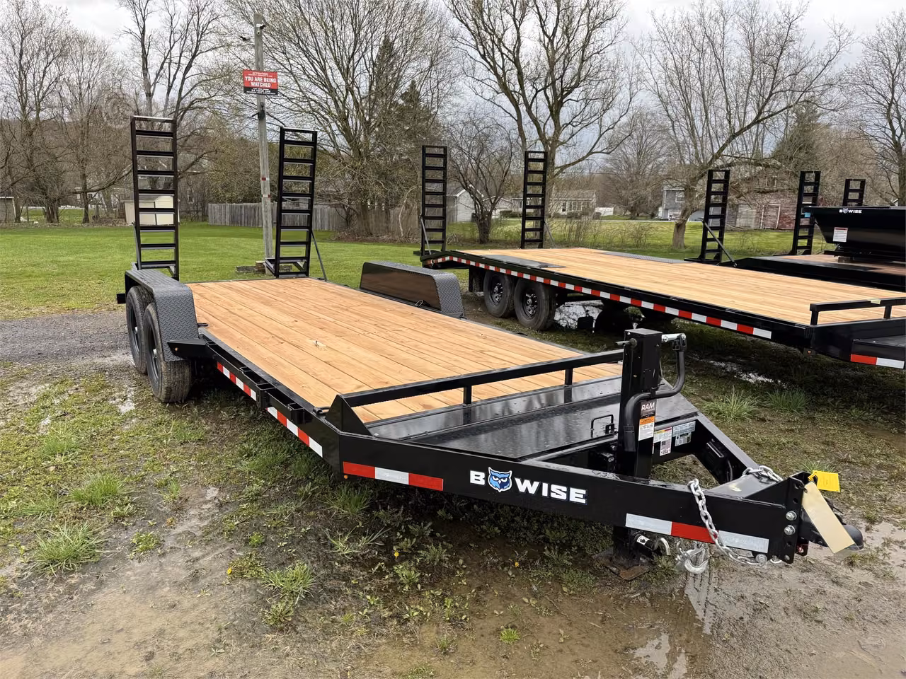 2027 BWISE Trailers EH18-14-HD Equipment Trailer