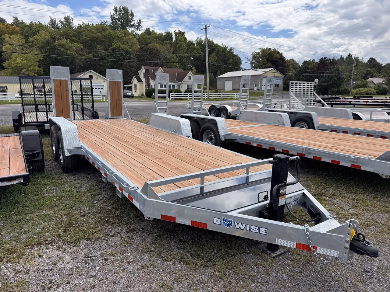 2026 BWISE Trailers EH20-14-HD-GALV Equipment Trailer