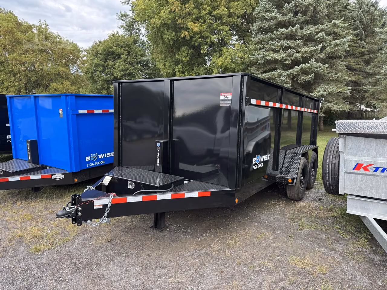 2026 BWISE Trailers DLP16-15-H Dump Trailer