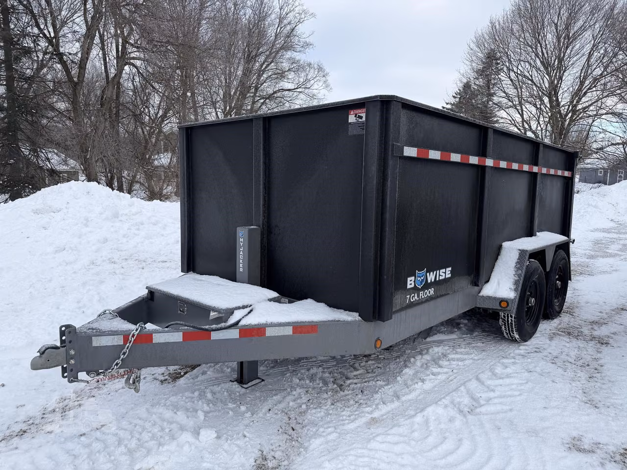 2026 BWISE Trailers DLP14-15-H Dump Trailer