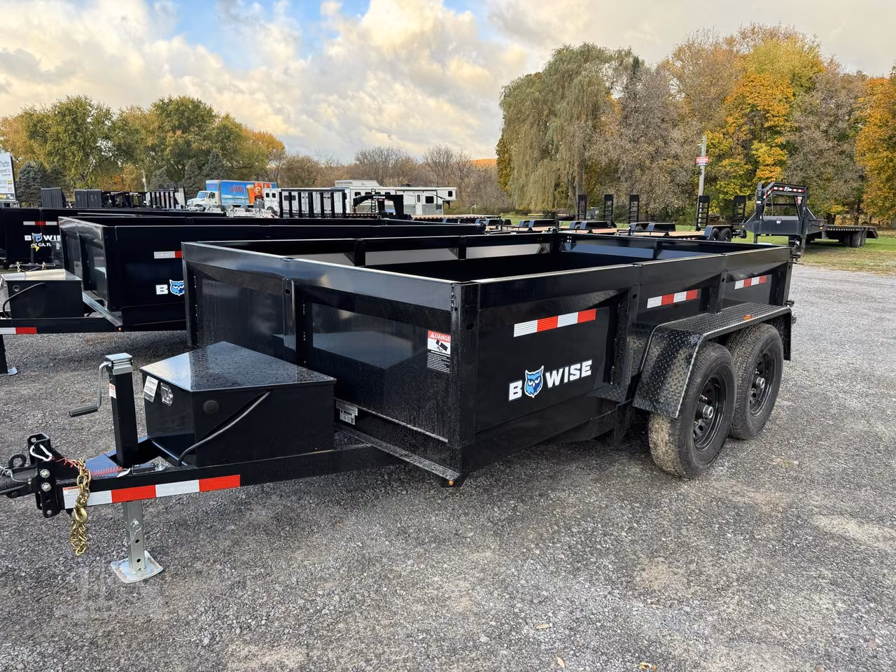 2027 BWISE Trailers DT712LP-LE-12-A Dump Trailer