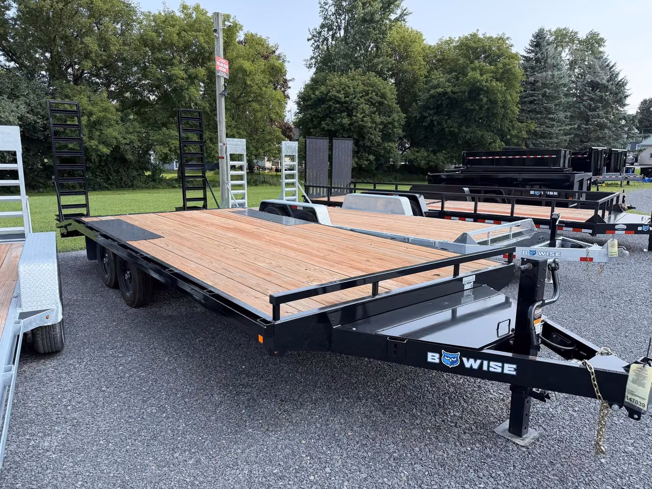 2027 BWISE Trailers EH820-10 Equipment Trailer