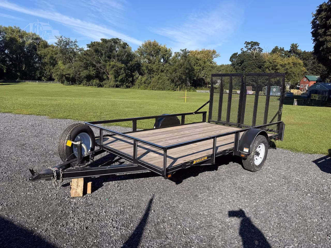 2017 Pequea 8012S Landscape Trailer
