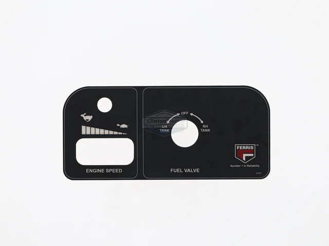 Decal, Control Panel-Rh