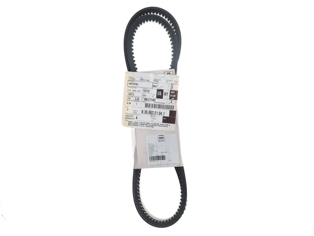 Belt V-Belt, 0.6563in W x 74.08in L — fits 28 New Holland models — 84214734