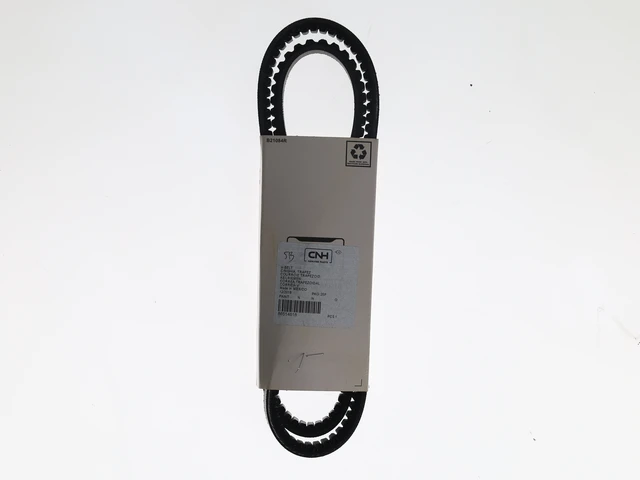 V-belt for New Holland equipment. Transfers power between engine accessories or PTO-driven components.